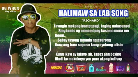 Halimaw sa Lab Song Feat Shernan Lyrics Video (Og Whun .